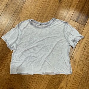 Grey crop top